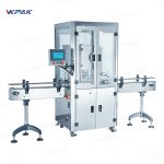 เครื่องปิดและติดฉลากขวดกระป๋องโลหะอัตโนมัติ