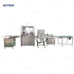 สายการผลิตบรรจุ ปิด ปิดผนึก และติดฉลากขวดเครื่องสำอางขนาดเล็กอัตโนมัติ
