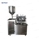 เครื่องบรรจุและปิดผนึกท่อโลหะอลูมิเนียมพับได้แบบกึ่งอัตโนมัติ