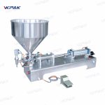 เครื่องบรรจุของเหลวแบบลมเต็มรูปแบบสำหรับครีมโลชั่นเครื่องสำอาง