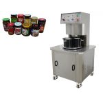 เครื่องปิดฝาขวดแก้วสูญญากาศแบบกึ่งอัตโนมัติสำหรับปิดฝาโลหะ