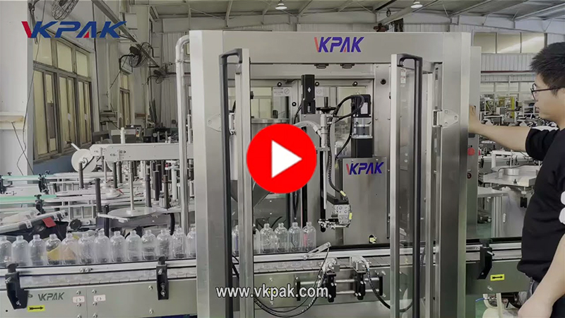 สายการบรรจุแบบหัวเดียวสำหรับซอส แชมพู