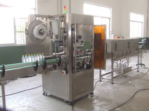 pvc shrinking labeling equipment for bottles เครื่องติดฉลาก-เครื่องติดฉลาก-PVC-สำหรับขวดPET