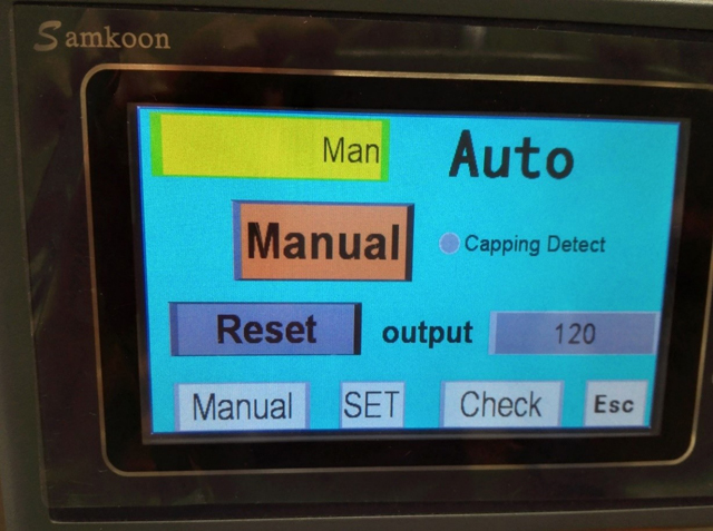 ข้อมูลหน้าจอสัมผัส