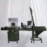 เครื่องปิดฝาสูญญากาศเชิงเส้นอัตโนมัติสำหรับขวดแก้วในอุตสาหกรรมอาหาร