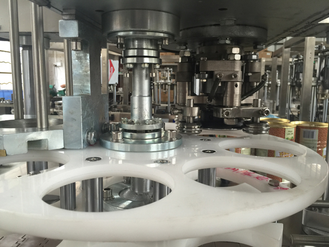 ตำแหน่งกระป๋องขณะปิดผนึก