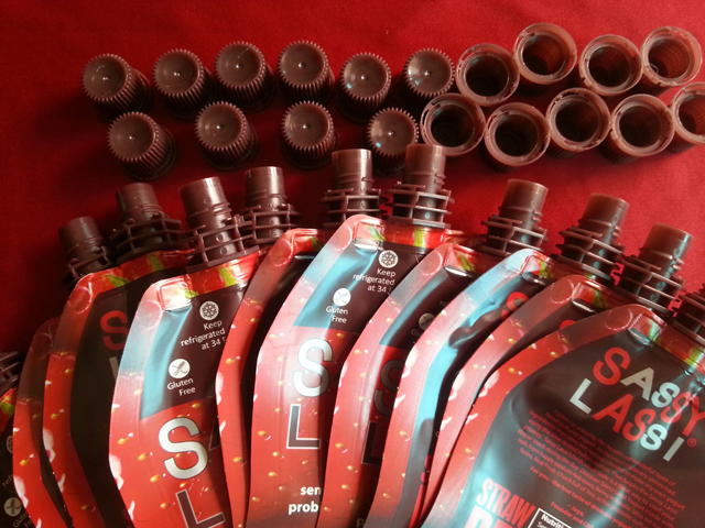 โยเกิร์ตสตรอเบอร์รี่โปรไบโอติกธรรมชาติรสชาติดีเยี่ยม 