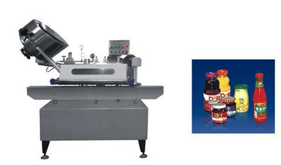 Button-controlled system glass Jar twist off Steam Capper equipment vacuum capping machine for sauce เครื่องปิดฝาสูญญากาศแบบควบคุมด้วยปุ่มบิดออก.jpg