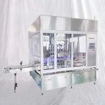 เครื่องบรรจุของเหลวแบบลูกสูบอินไลน์สำหรับน้ำผลไม้เข้มข้นเชอร์รี่