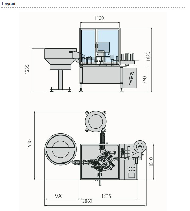 high speed syringe filling closer pharmaceutical equipment แผนผังของเครื่องบรรจุปิด.jpg