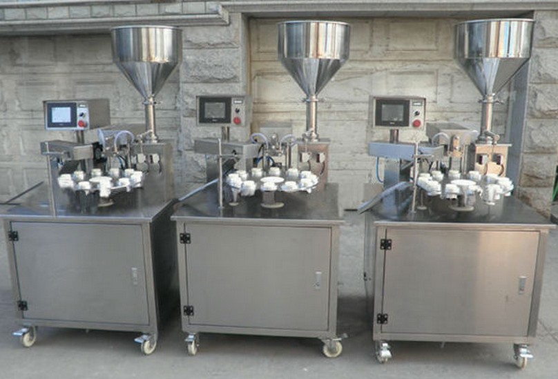 เครื่องบรรจุหลอดโรตารี่ เครื่องปิดผนึกด้วยคลื่นเสียงความถี่สูง แบบกึ่งอัตโนมัติ