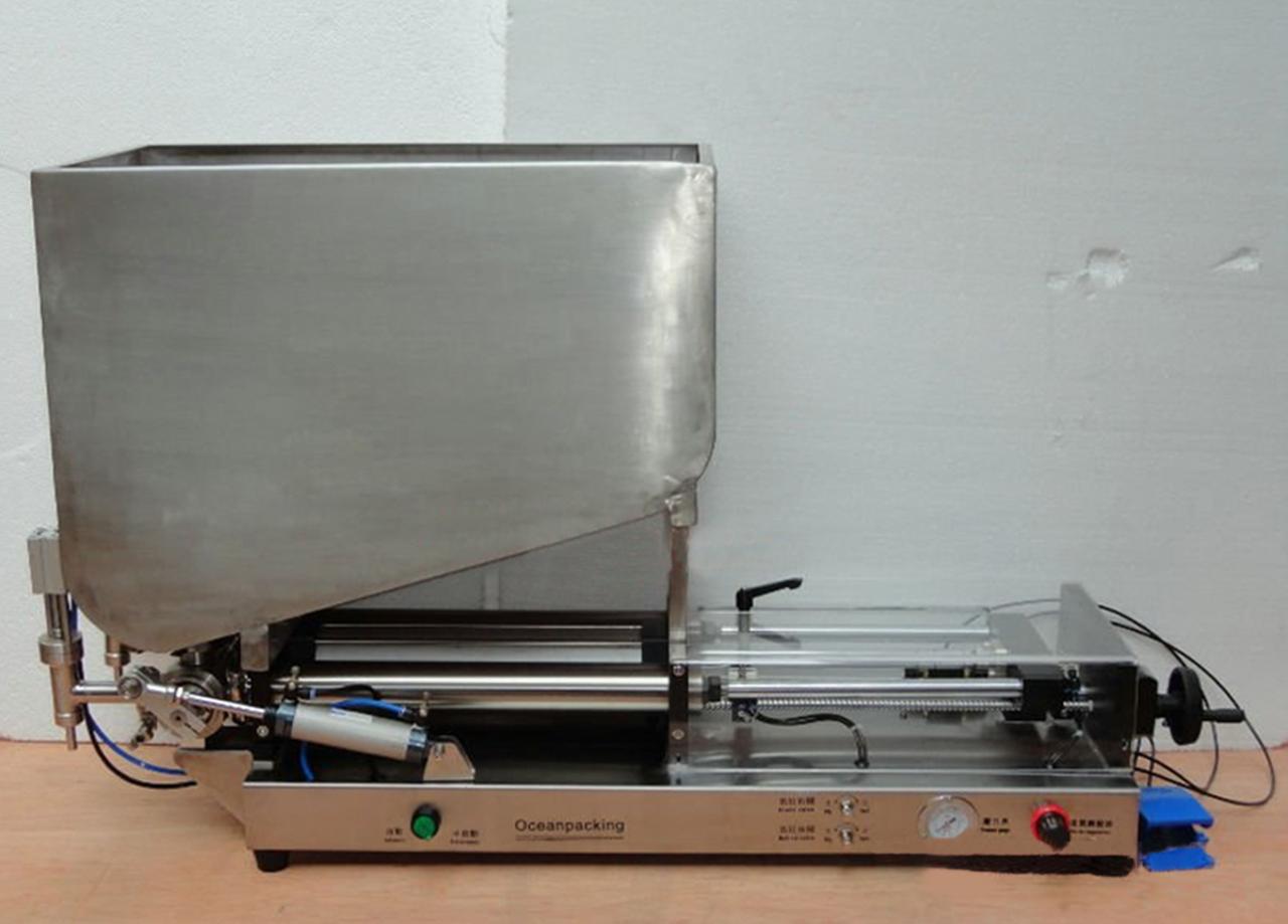 pneumatic filling machine อุปกรณ์บรรจุแยมแบบคู่ jpg