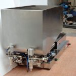 เครื่องบรรจุครีม แยม พริกไทย กึ่งอัตโนมัติแบบลม