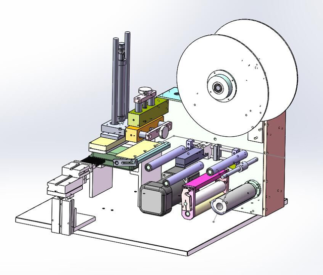 bottles labeling equipment semi automatic เครื่องติดฉลาก.jpg